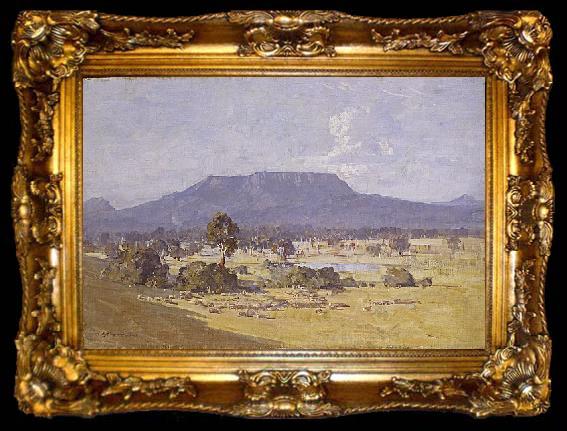 framed  Arthur streeton Land of the Golden Fleece, ta009-2